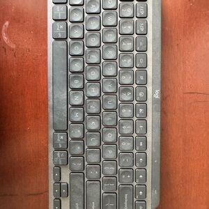 Logitech Black and Gray Wireless Keyboard